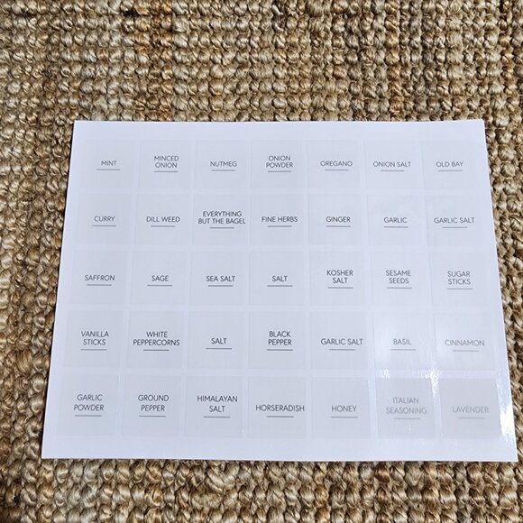 Core Kitchen Pantry Stickers- 243 Labels - Picture 8 of 10